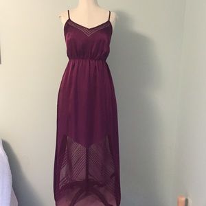 Silky maxi dress